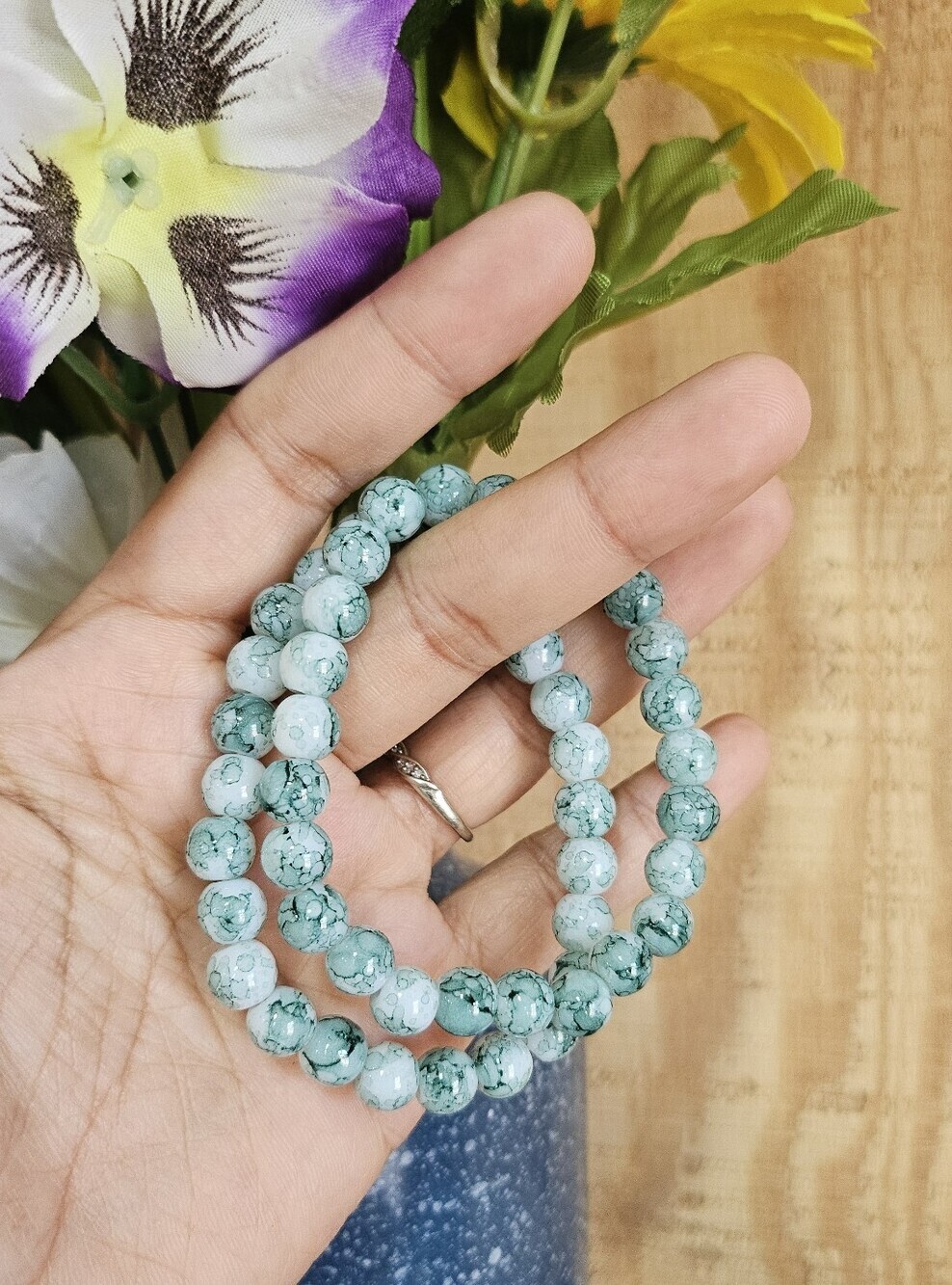 2PCS Natural Stone Bracelet
